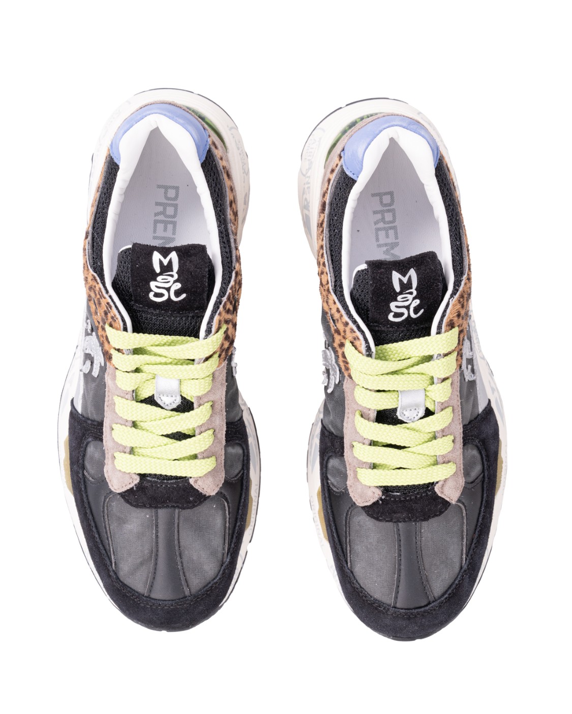 shop PREMIATA  Scarpa: Premiata sneakers "Mased 6435". 
Logo Premiata.
Dettagli animalier.
Suola ergonomica e super leggera.
Altezza Suola 4 cm.
Composizione suola: 65% EVA 5% TPU (materiale plastico) 30% gomma.
Composizione: 40% pelle di vitello 10% pelo di vitello 10% pelle di canguro 10% PU 20% poliammide 10% poliestere.
Fodera: 86% pelle di capra 14% pelle di vitello.
Made in Vietnam.. MASED 6435-G number 3977929